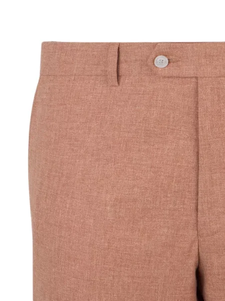 Vilnonės atogrąžų kelnės Brooks Brothers ruda