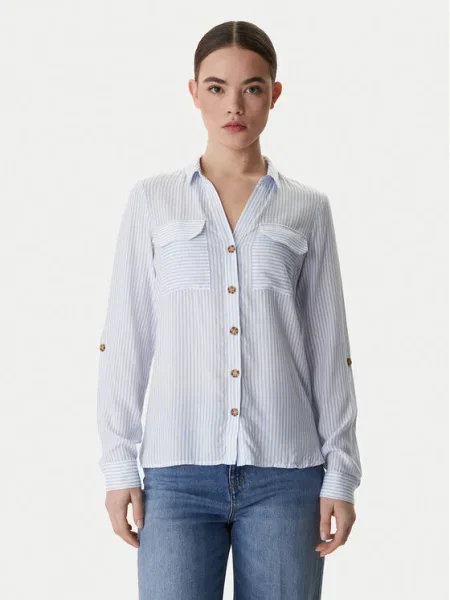 Vero Moda Сорочка Bumpy Голубий