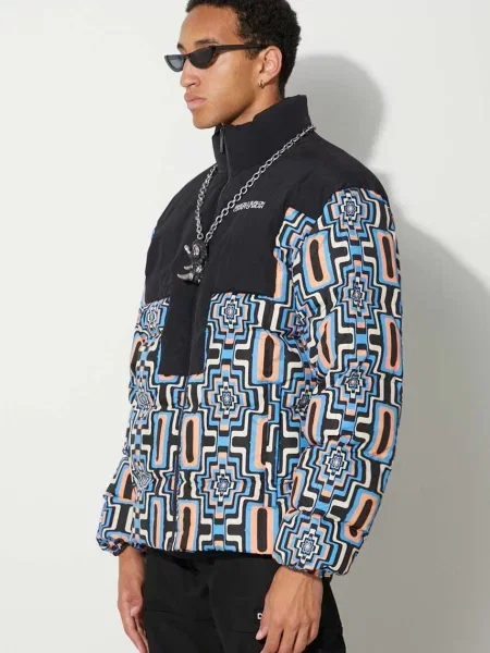 Куртка Marcelo Burlon Aop Optical Cross Block зимова чорний
