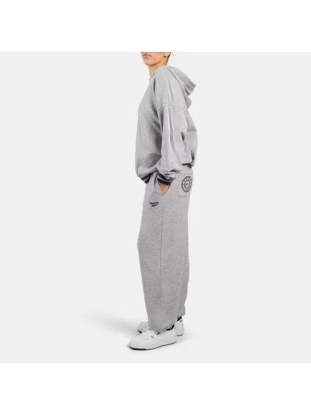 Reebok spodnie dresowe Lawn Club unisex Light Grey Marl Size: szare