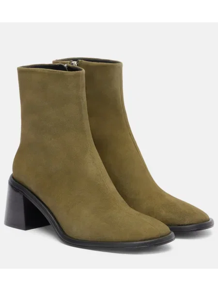 Čevlji do gležnjev Souliers Martinez iz semiša zelena