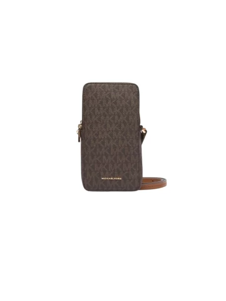 Torebka crossbody Michael Michael Kors skórzana brązowa