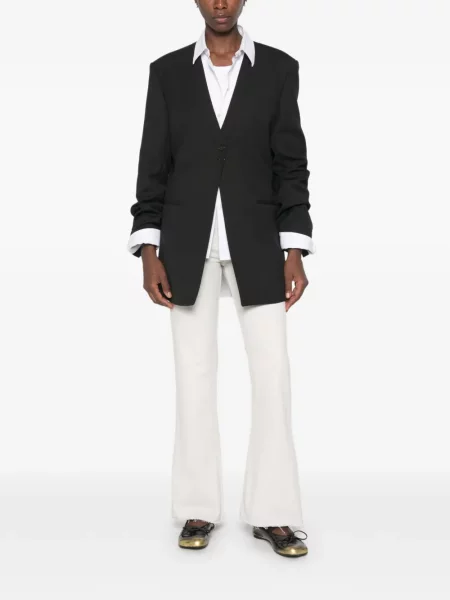 Trapéz kiszélesedő farmer Mm6 Maison Margiela szürke