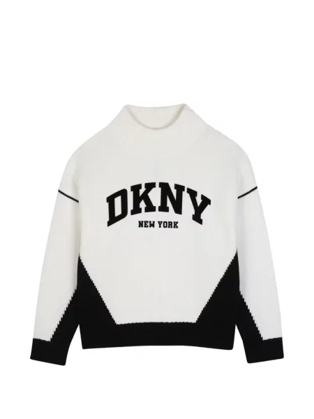 Sweter dziecięcy Dkny biały