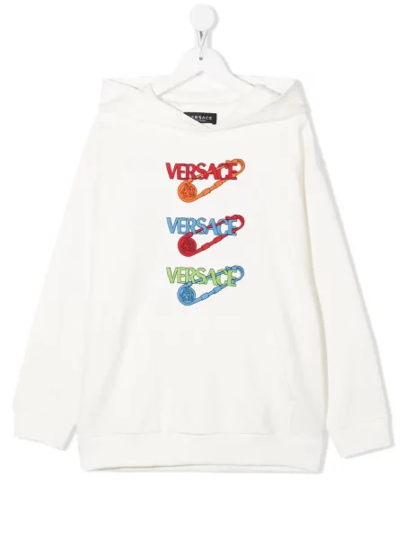 Bluza z kapturem dziecięca Versace biała