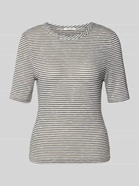 T-shirt z okrągłym dekoltem model Sambi' Opus niebieska