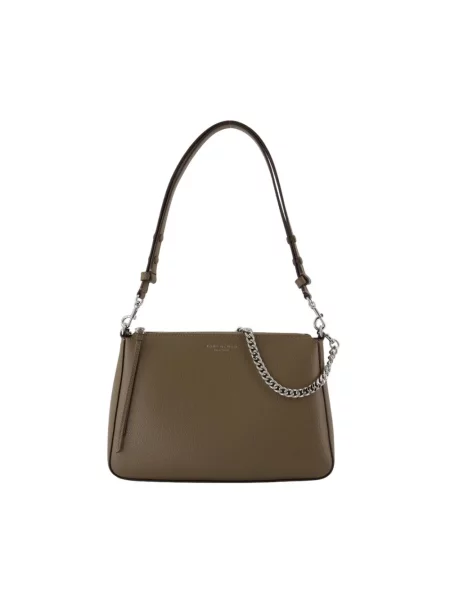 Torebka Tory Burch skórzana szara