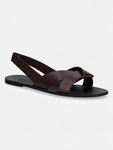 Vagabond Shoemakers sandale pentru femei cu călcâiul deschis din piele TIA maro