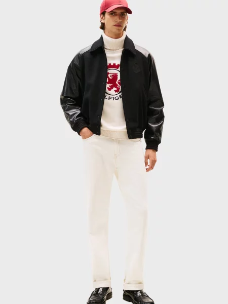 Вовняна куртка Tommy Hilfiger чорна