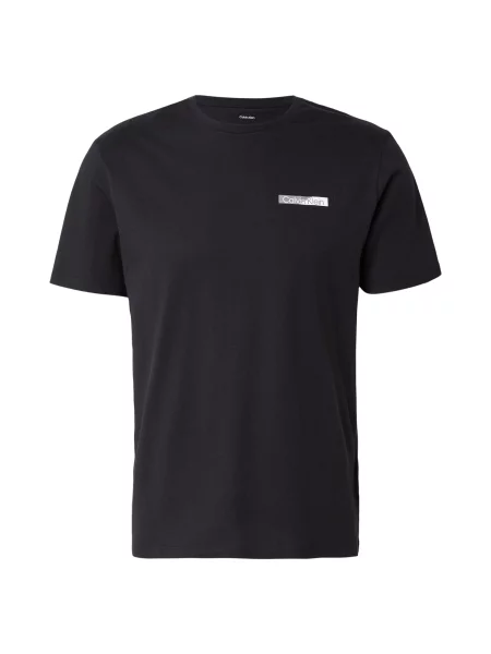 Calvin Klein Tricou SS EU Negru alb