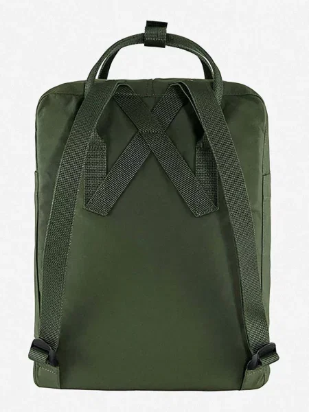 Fjallraven rucsac Kanken mare cu imprimeu verde