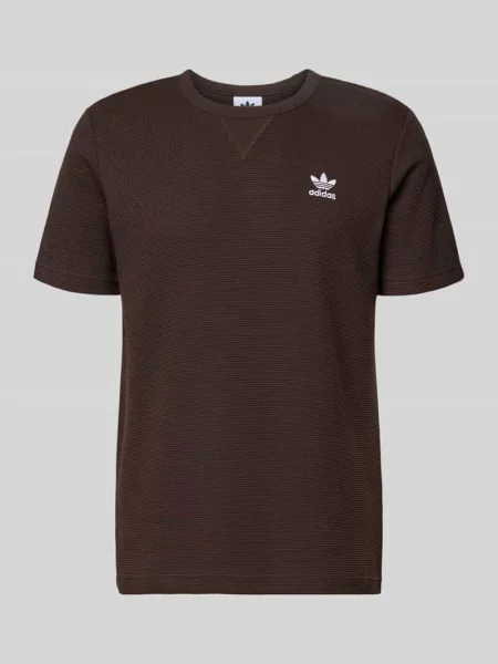 T-shirt w kroju regular fit z domieszką bawełny model AUCO' Adidas Originals