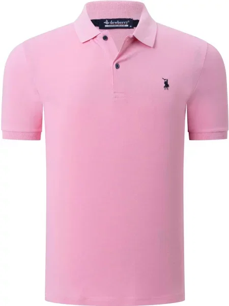 Tricou polo Dewberry roz