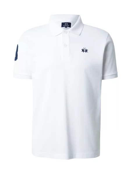 La Martina Tricou alb
