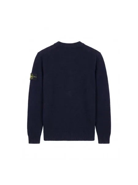 Sweter Stone Island z kamieniami niebieski