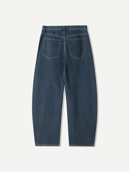 Bershka Jeans bleumarin argintiu