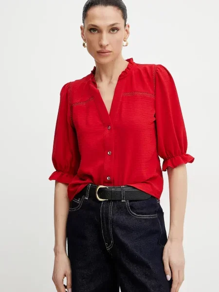 Morgan koszula CELYSE regular CELYSE czerwony