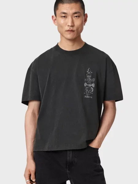 Футболка Allsaints чорна