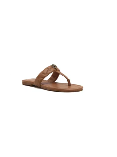 Bőr papucs Kurt Geiger barna