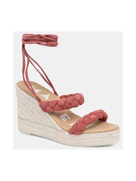Espadryle Manebi zamszowe czerwone