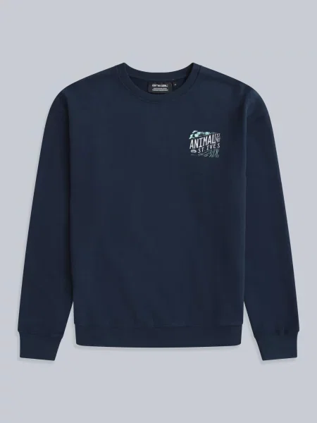 Jonah St Ives bluza męska Navy granatowa