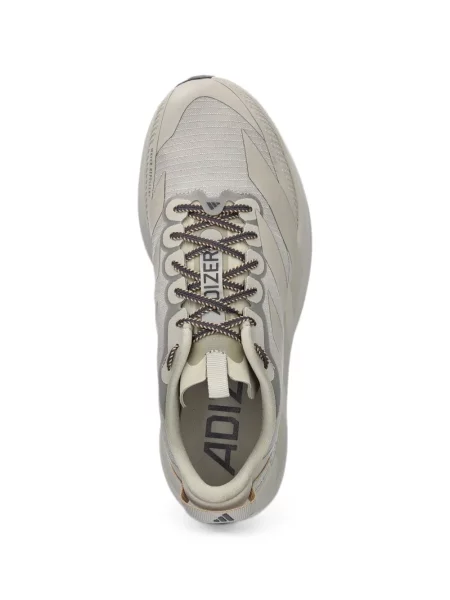Pantaloni Adidas tricotate cu autograf alergare albastru