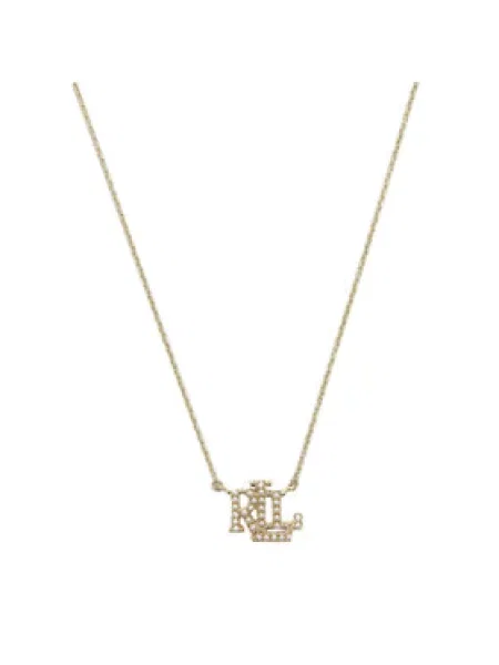 Lauren Ralph Lauren Řetízek zlatá / perlově bílá