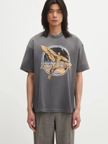 Tricou REPRESENT Golden Tour T-Shirt UNISEX Sun Fade Grey S gri