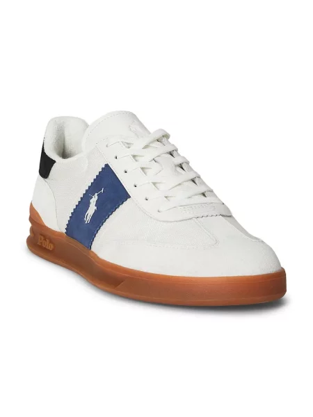 Polo Ralph Lauren sneakersy skórzane Hrt Aera Pp biały
