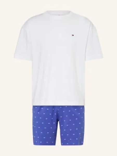 Tommy Hilfiger Krótkie Piżamy blau biała