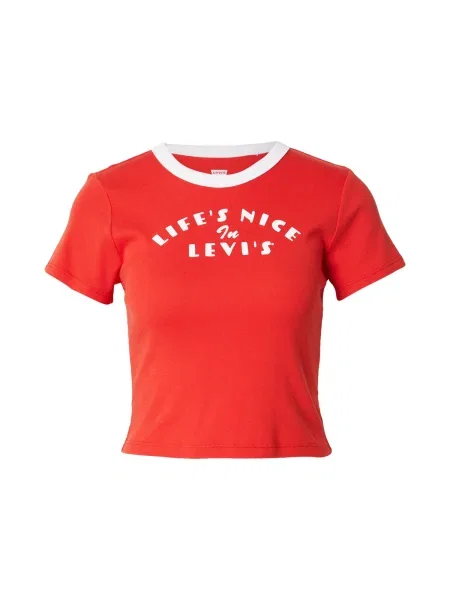 LEVI'S ® Tricou MINI RINGER roșu alb