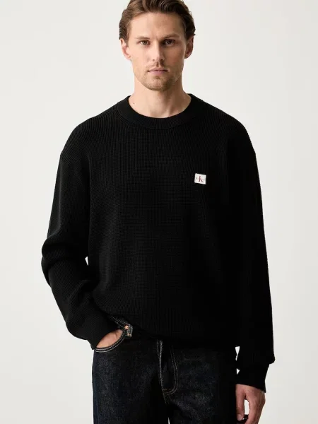Calvin Klein Jeans pulover pentru bărbați din negru
