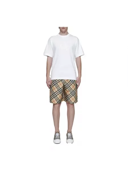 Szorty Burberry beżowe