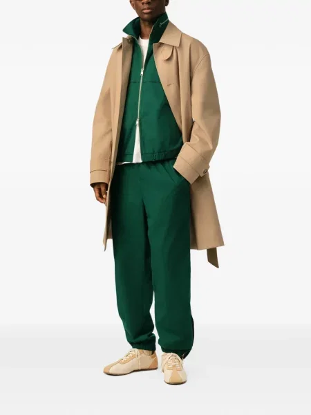 Pantaloni Ami Paris alergare verde