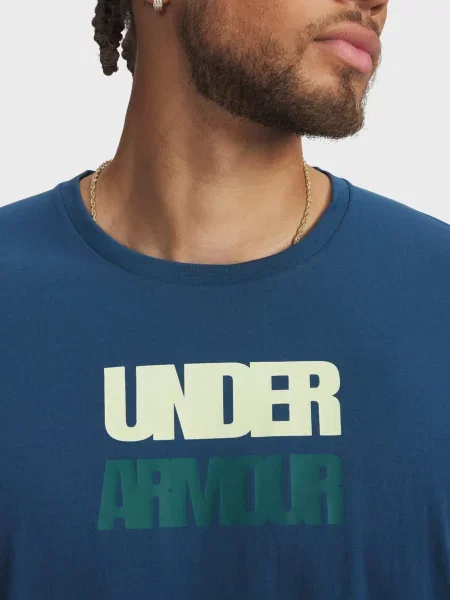 Футболка Under Armour с лого синяя