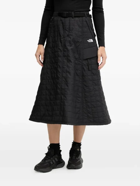 Fustă midi The North Face până la genunchi negru
