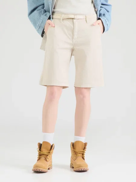 MAC Pantaloni eleganți fildeş