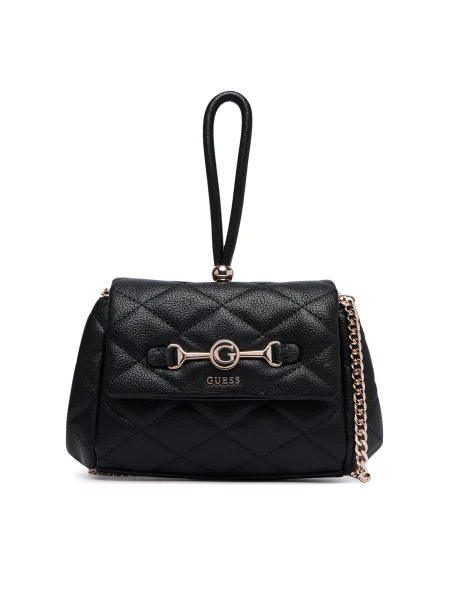 Guess Geantă Frances Mini negru