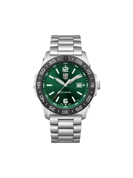 Lniany zegarek Luminox czarny