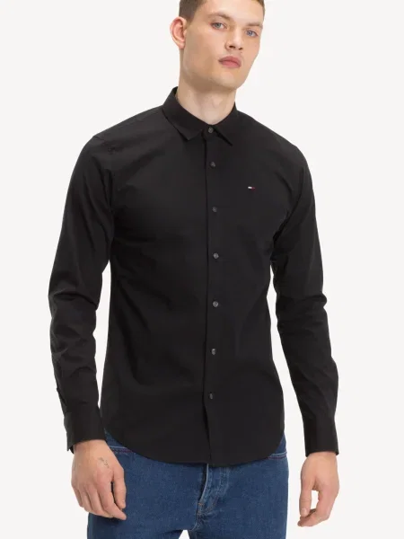 Разтягам риза Tommy Hilfiger черно