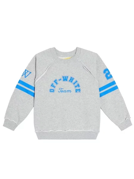 Φούτερ Off-white λευκό