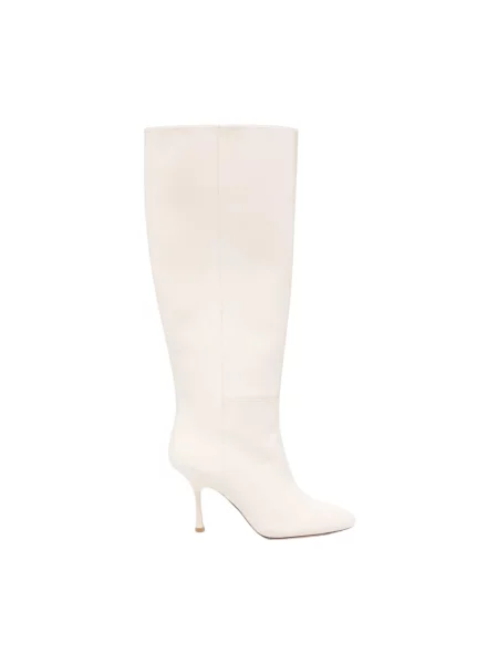 Botki Stuart Weitzman beżowe