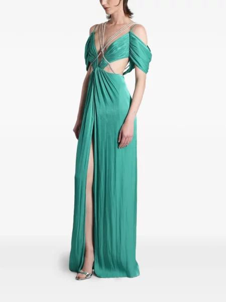 Rochie maxi Costarellos verde