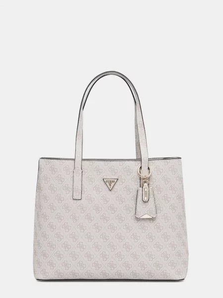 Guess kabelka typu shopper dámska MERIDIAN biela