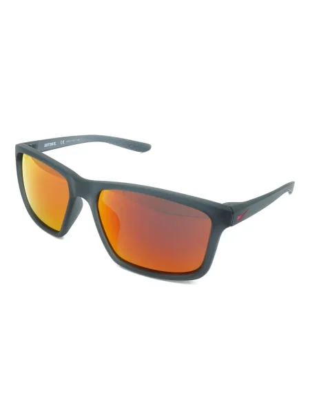 Ochelari de soare Nike cu cordon din jerseu cu imprimeu abstract gri