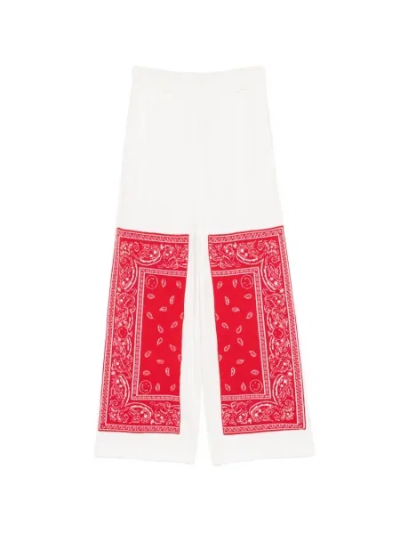 Pantaloni Joshua Sanders alergare alb