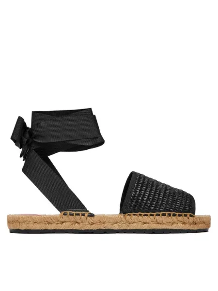Espadrile LOVE MOSCHINO crna