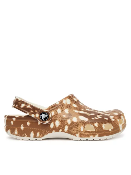 Klasické dřeváky Crocs hnědé