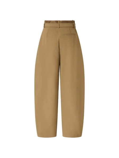Cu centură pantaloni Pinko verde
