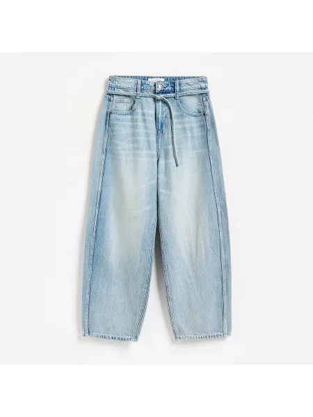 Reserved LADIES` JEANS TROUSERS & BELT modrá